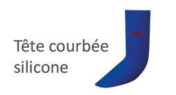 Tête courbée silicone M25 – M30